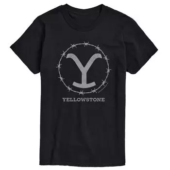 Футболка Big & Tall Yellowstone из колючей проволоки Licensed Character