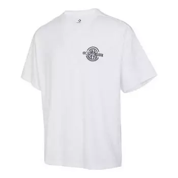 Футболка biking world tee 'white' Converse, белый