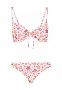 Футболка Бикини LSCN by LASCANA Cecily, светло-бежевый