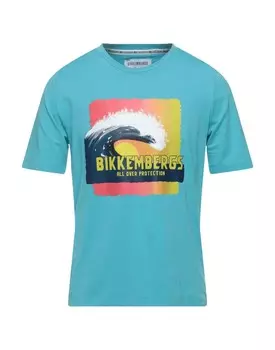 Футболка Bikkembergs, лазурный