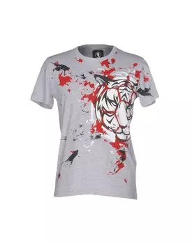 Футболка Bikkembergs, светло-серый