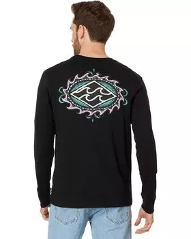 Футболка Billabong Crayon Wave, черный