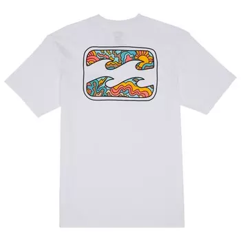 Футболка Billabong Kid's Crayon Wave S/S, белый