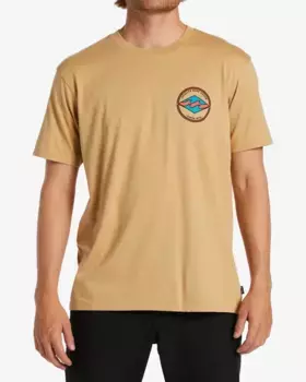 Футболка Billabong "Rotor Diamond", цвет Dusty Gold