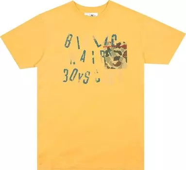 Футболка Billionaire Boys Club Camo Pocket Tee 'Yellow', желтый