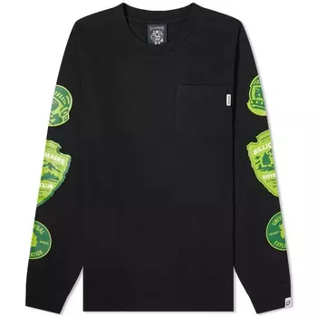 Футболка Billionaire Boys Club Parks Long Sleeve, черный