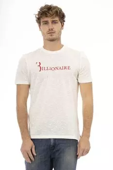 Футболка Billionaire "flavio" Embroidery, бежевый/красный
