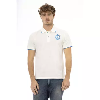 Футболка Billionaire Polo Crown Embroidery, белый/голубой