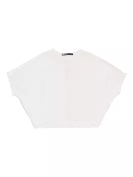 Футболка Bimba y Lola топ с короткими рукавами, нейтральный