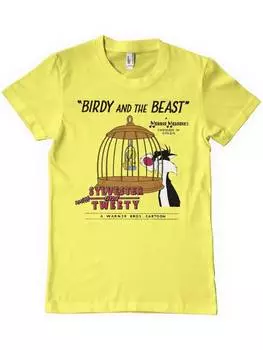 Футболка Birdy And The Beast T-Shirt Looney Tunes , желтый