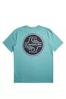 Футболка – Бирюзовый – Классический крой Quiksilver