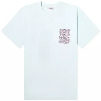 Футболка Bisous Skateboards Slime T-Shirt, цвет Cool Blue