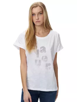 Футболка Blauer с манжетой, белый