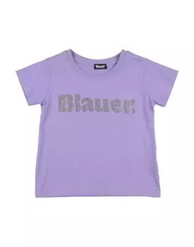Футболка Blauer, светло-фиолетовый
