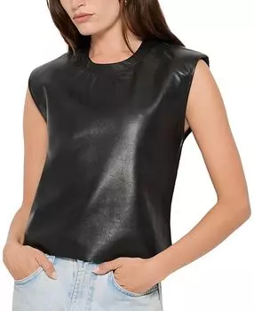 Футболка Blaze из переработанной кожи AS by DF, черный