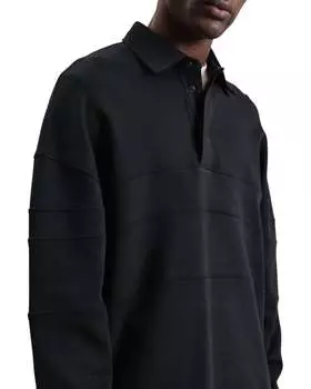 Футболка Blen Rugby черного цвета Wax London