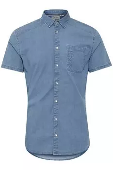 Футболка BLEND Kurzarmhemd Blend Kurzarm Hemd, синий