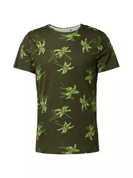 Футболка BLEND, оливковое/яблоко