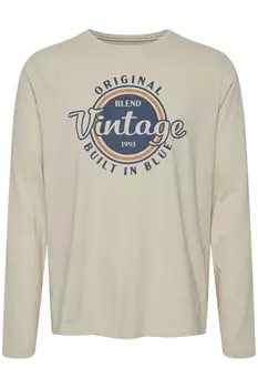 Футболка BLEND, серебристо-серый