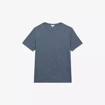 Футболка bless классического кроя из хлопкового джерси Reiss, синий
