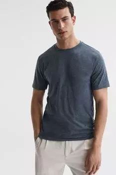 Футболка Bless с круглым вырезом Reiss, синий