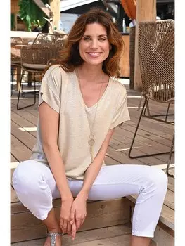 Футболка Bleu d'Azur, золотой