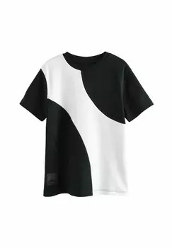 Футболка BLOCK SHORT SLEEVE Next, черный