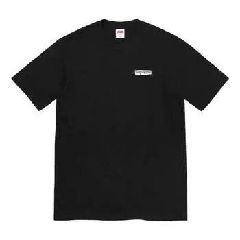 Футболка blowfish t-shirt 'black blue white' Supreme, черный