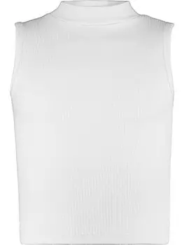 Футболка Blue Effect Basic Crop Top festlich, белый