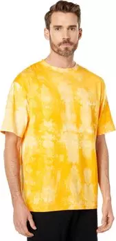 Футболка Blue Marble Paris Tie-Dye Embroidery T-Shirt, желтый