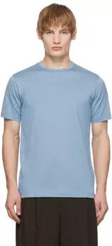 Футболка Blue Riviera средней толщины Sunspel