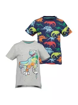 Футболка BLUE SEVEN, цвет Light blue/Dark blue/Grey