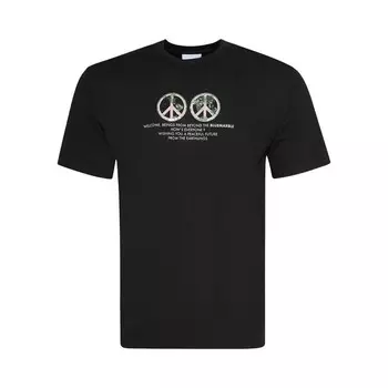 Футболка BLUEMARBLE Peace Corps T-Shirt Jet Black/Matchstick Red, черный