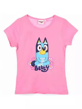 Футболка Bluey, розовый