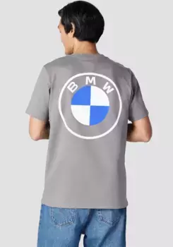 Футболка BMW с круглым вырезом, серый