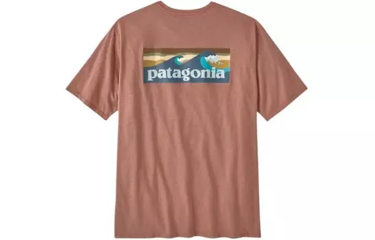 Футболка Boardshort с логотипом Patagonia, цвет Sienna Clay