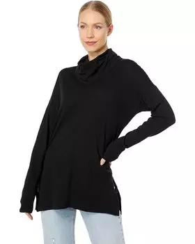 Футболка bobi Los Angeles Slouchy Funnel Neck, черный