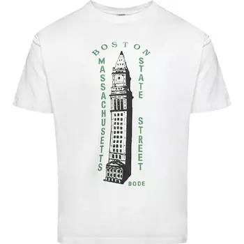 Футболка Bode Landmark, кремовый