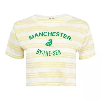 Футболка Bode Morris Stripe Tee, разноцветный