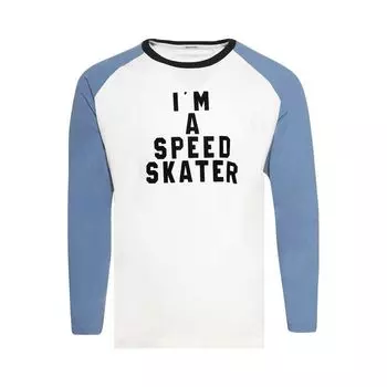 Футболка Bode Skater Tee 'Blue/Cream', синий