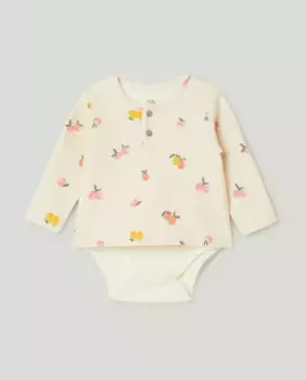 ФУТБОЛКА-БОДИ Baby El Corte Ingls, цвет 120 Crudo