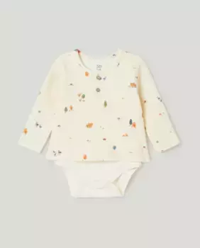 ФУТБОЛКА-БОДИ Baby El Corte Ingls, цвет 120 Crudo