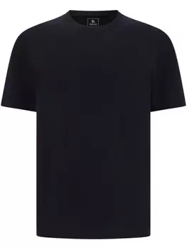 Футболка Boggi Milano из трикотажной мериносовой шерсти, черный