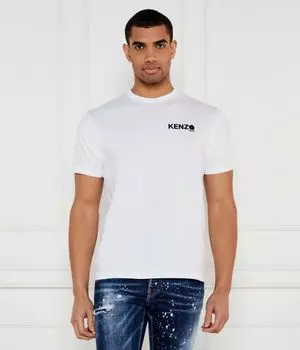 Футболка боке цветок 2.0 Classic fit Kenzo, белый