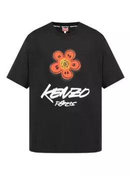 Футболка Boke Flower KENZO, черный