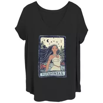 Футболка больших размеров Disney's Pocahontas Juniors с ярким рисунком позы Disney