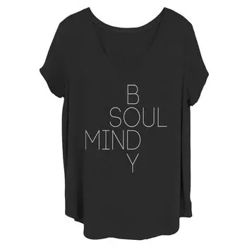 Футболка больших размеров для юниоров Mind Body Soul