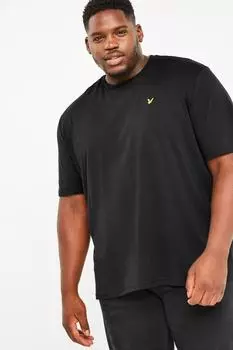 Футболка больших размеров Lyle & Scott, черный