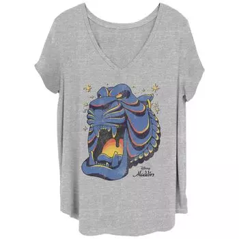 Футболка больших размеров с изображением входа в пещеру чудес Disney's Aladdin Juniors Disney