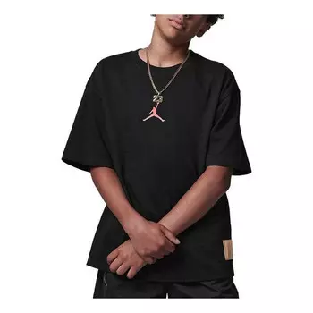Футболка большого размера Air Jordan, черный